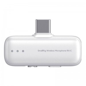 Smallrig 5716 S70 Wireless Microphone with Multi-device Compatibility (White)-5