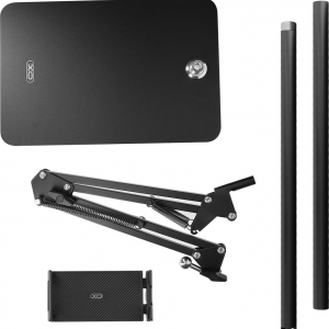 XO telefon tartóállvány C137 fekete 135cm-6