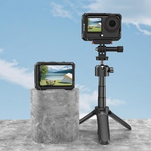 Puluz fém védőtok hidegcipős rögzítéssel a DJI Osmo Action 6-hoz tok-5