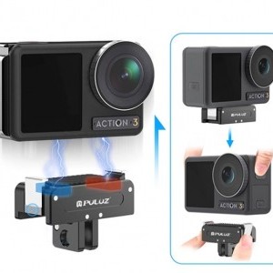 Magnetic Metal Base PULUZ  for DJI Osmo (Black)-4