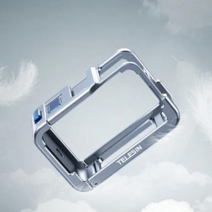 Telesin fém tok DJI Osmo Action 5-höz (kék) tok-3