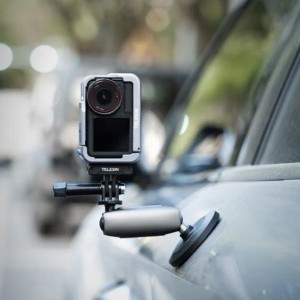 Telesin fém tok DJI Osmo Action 5-höz (kék) tok-4