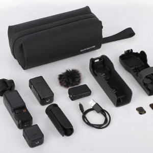 Sunnylife többcélú elektronikai szervező táska (fekete)-2