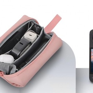 Sunnylife többcélú elektronikai szervező tok (Rózsaszín)-2