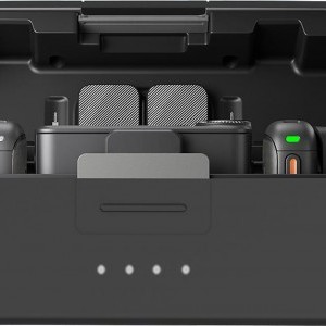 PULUZ szilikon töltő tok védőburkolat DJI Mic 3 (fekete) tok-1