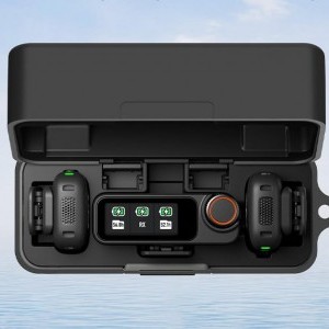 PULUZ szilikon töltő tok védőburkolat DJI Mic 3 (fekete) tok-3