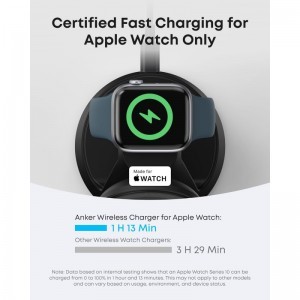 Anker MagGo 3in1 vezeték nélküli töltőállomás, 15W, 1.67A, fekete B25M4G11-6