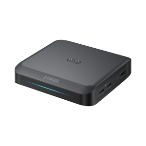 Anker Asztali Töltő Powerbank Prime, 150W, 5A, 1 x Pogo Pin - 1 x USB-A - 2 x USB-C, Fekete A1903G11