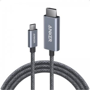 USB-C to HDMI Video Kábel Anker Nano, 1,8m, Szürke A87E0H12