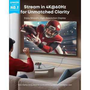 USB-C to HDMI Video Kábel Anker Nano, 1,8m, Szürke A87E0H12-1