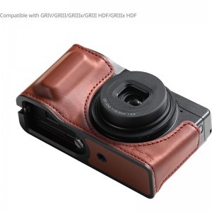 Smallrig 5678 Leather Case Kit for Ricoh GR IV / GR III / GR IIIX / GR III HDF / GR IIIX HDF (Red)-3