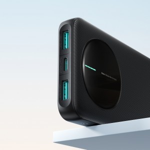 Joyroom JR-PBF12 Pro Powerbank 22,5W 10000mAh Digitális Kijelzővel 2x USB-A 1x USB-C - Fekete-2