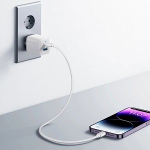 Fali Töltő Anker 323, 33W, 3A, 1 x USB-A - 1 x USB-C, Fehér A2331G21-1