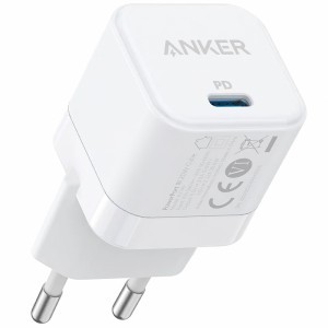 Fali Töltő Anker PowerPort III Cube, 20W, 3A, 1 x USB-C, Fehér A2149G21