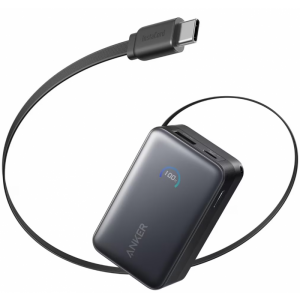 Anker Nano Powerbank, 10000mAh, 45W, QC + PD, Fekete A1638H11