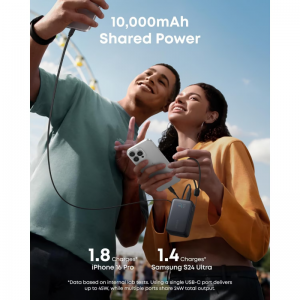 Anker Nano Powerbank, 10000mAh, 45W, QC + PD, Fekete A1638H11-3