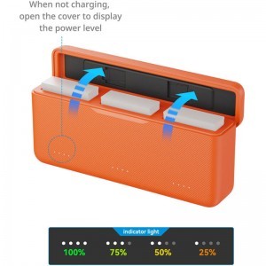 Smallrig 5922 Charging Case for Batteries for DJI Action 6-3