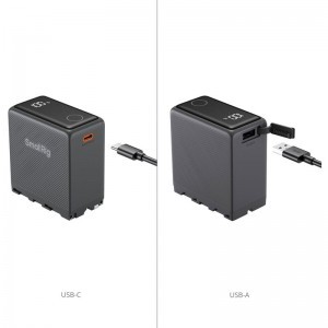Smallrig 5729 USB-C Rechargable Camera Battery for NP-F970-2