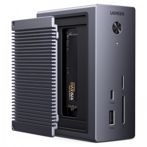 Hub UGREEN CM923 (55735), 10in1, Szürke
