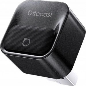 Fekete OTTOCAST CA525-T vezeték nélküli autós adapter