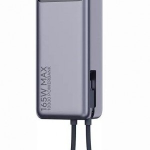 Powerbank Xiaomi, 10000mAh, 165W, PD, Szürke (PB1165MI) gyári