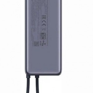 Powerbank Xiaomi, 10000mAh, 165W, PD, Szürke (PB1165MI) gyári-2