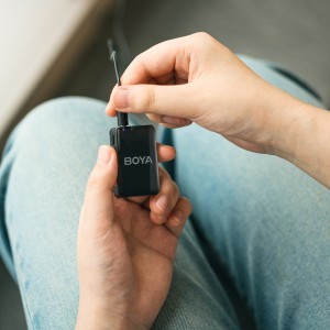 BOYA BOYAMIC 2-02 vezeték nélküli mikrofonok 2.4 GHz - fekete-13