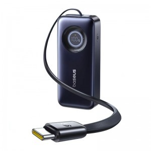 Powerbank Baseus EnerCore CR11, 20000mAh, 67W, PD, Fekete E0027H00-7