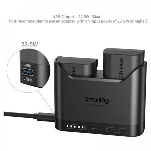 Smallrig 5484 Turbo Charging kit for LP-E6NH Camera Batteries-2
