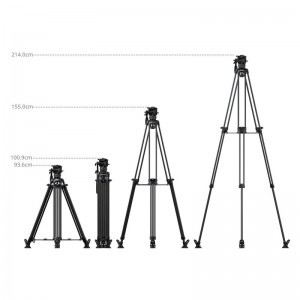 Smallrig 5580 FSD16 Freespeed Heavy-Duty Carbon Fiber Tripod-3