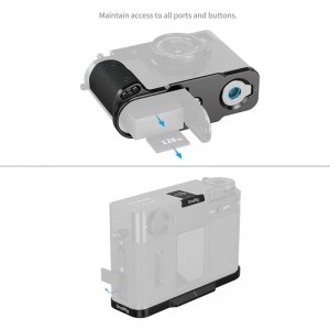 Smallrig 5332 L-Shaped Mount Plate with Silicone Handle for Fujifilm X Half Black-3