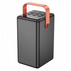 Hoco J142 100000 mAh QC PD 2,4A 22,5W beépített lámpával powerbank fekete-4