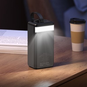 Hoco J123C 60000 mAh QC PD 3A 22,5W powerbank fekete-6
