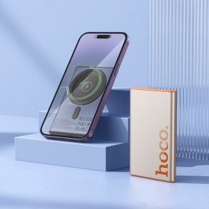 Hoco Q32 MagSafe-kompatibilis 5000 mAh QC PD 20W powerbank, fém szürke-4