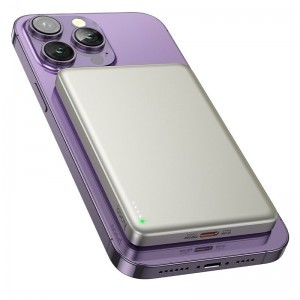 MagSafe kompatibilis Hoco Q26 5000 mAh QC PD 2A 20W powerbank narancssárga-1