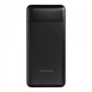 Charmast W2089 PD3.0 3A 22,5W 20000 mAh powerbank beépített USB-A / USB-C / Lightning / Micro USB kábelekkel fekete-3