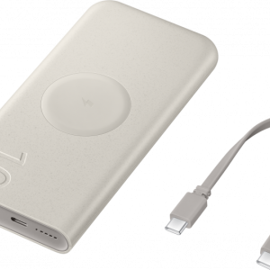 Samsung Vezeték nélküli Powerbank 2x USB-C 25W 10000mAh Bézs gyári (EB-U2510XUEGEU)-5