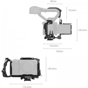 Smallrig 5658 Cage Kit for Canon EOS C50 Advanced Edition-1