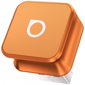 Ottocast CP88-T Mini Cube Bluetooth autós transzmitter narancssárga