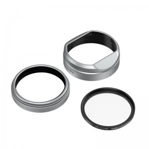 Smallrig 5851 UV Filter with Lens Hood Kit for Fujifilm X100VI / X100V (Silver)-2