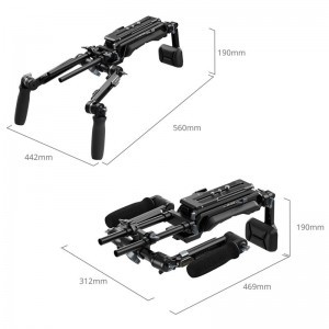 Smallrig 5199 Hawklock VCT-14 Type Shoulder Rig (SR009)-1
