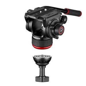 Manfrotto 5504x fluid videó fej 635 fast karbon szimpla lábú állvánnyal-1