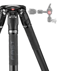 Manfrotto 5504x fluid videó fej 635 fast karbon szimpla lábú állvánnyal-3