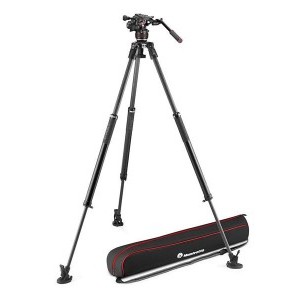 Manfrotto Nitrotech 608 fej + 635 Fast karbon állvány, szimpla láb