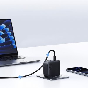 Baseus - EnerFill FH11 (E0121J00) - 3x USB-C, 1x USB-A, 140W, GaN Technológia, Gyors Töltés - Kozmikus Fekete-3