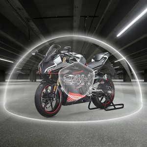 AKEEYO AKY-710S sportkamera 4K videórögzítő motorkerékpár kormányra - fekete-2