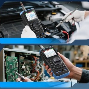 FNIRSI Handheld Digital Multimeter Oscilloscope SigGen 3 in 1 DST-210-9