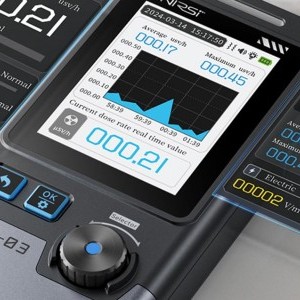 FNIRSI multifunkciós ionizáló sugárzásdetektor GC-03 fehér-4