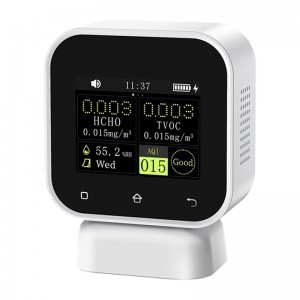 FNIRSI 4-IN-1 Indoor Air Quality Monitor Touchscreen Formaldehyde Detector SFD-02