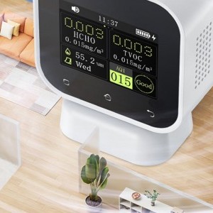 FNIRSI 4-IN-1 Indoor Air Quality Monitor Touchscreen Formaldehyde Detector SFD-02-3